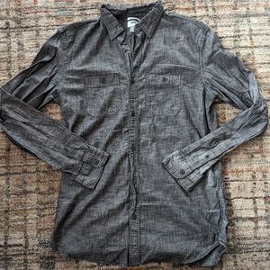 Men's Black Button Down